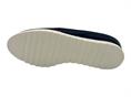 donna soft mot029 blu mocassino pelle zeppa  donna