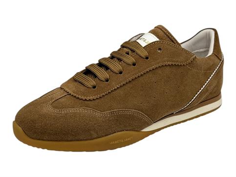 janet j630 cognac sneakers camoscio donna
