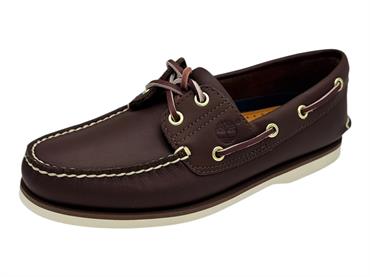 timberland tb174035 brown modello barca pelle  uomo