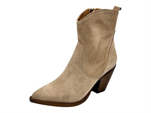 ranye siria beige texano camoscio donna tacco 70
