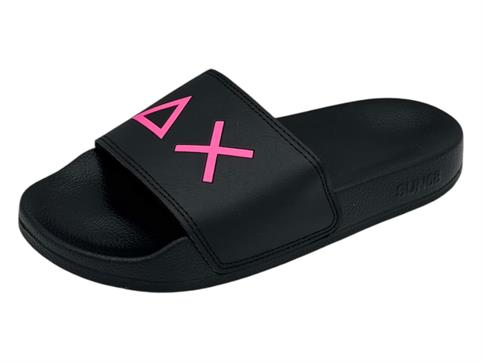 sun68 x36210 nero ciabatta  donna