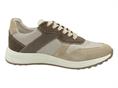 melluso u56034 beige sneakers pelle  uomo