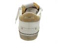 crime london 14101 bianco sneakers pelle  uomo