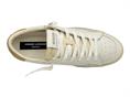 crime london 14101 bianco sneakers pelle  uomo