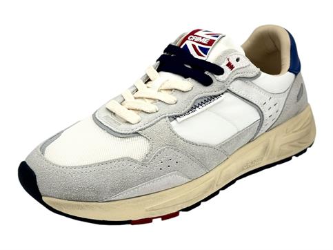 crime london 19601 bianco sneaker tessuto  uomo