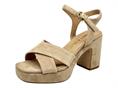 janet j650 beige sandalo camoscio donna platform