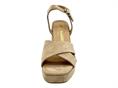 janet j650 beige sandalo camoscio donna platform
