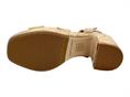 janet j650 beige sandalo camoscio donna platform
