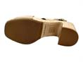 janet j653 beige sandalo donna camoscio platform