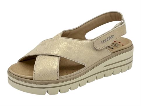 mephisto cordelia beige sandalo pelle plantare donna
