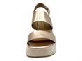 janet j834 platino sandalo pelle  donna zeppa 7 cm