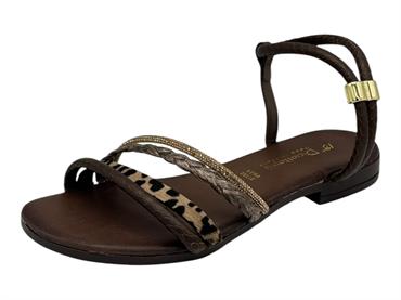 18+ 9019 testa di moro sandalo pelle donna