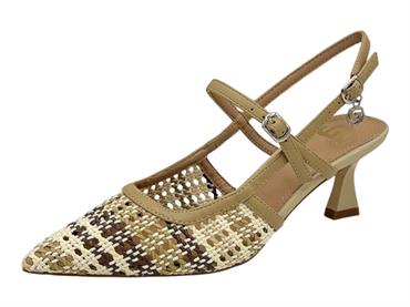 gold&gold gp980 beige slingback  donna