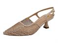 gold&gold gd397 nude slingback strass donna