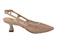 gold&gold gd397 nude slingback strass donna