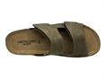 grunland ci3126 oliva ciabatta pelle 2 fasce uomo