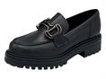francesco brunelli 5106 nero mocassino pelle donna