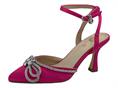 GOLD&GOLD GD568 FUXIA slingback in  raso
