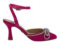GOLD&GOLD GD568 FUXIA slingback in  raso