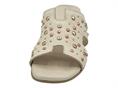 melluso k56076 latte ciabatta donna pelle tacco