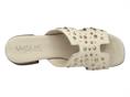 melluso k56076 latte ciabatta donna pelle tacco