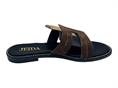 jeida j54 nero ciabatta  donna pelle
