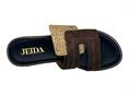 jeida j54 nero ciabatta  donna pelle
