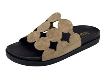 jeida j63 taupe ciabatta  donna camoscio