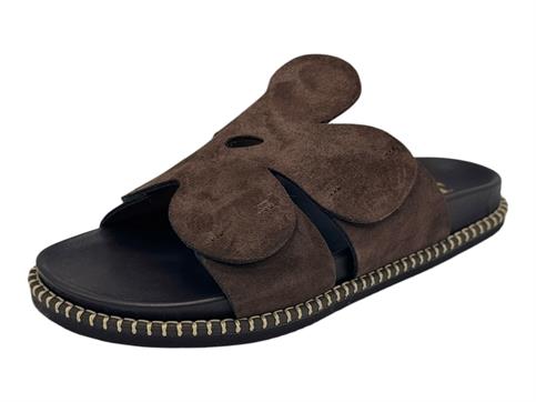 jeida j73 testa di moro ciabatta camoscio  donna