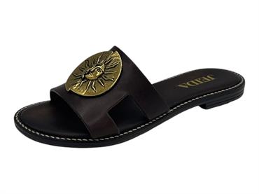 jeida j55 testa di moro ciabatta pelle donna