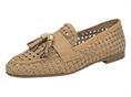 frau 95t6 beige mocassino donna intrecciato