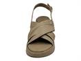 janet j660 beige sandalo pelle zeppa donna