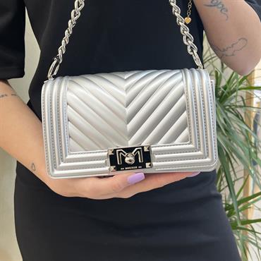 marc ellis FLAT S ARGENTO/ARGENTO borsa pvc