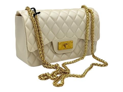 marc ellis flat falcon beige borsa pvc tracolla