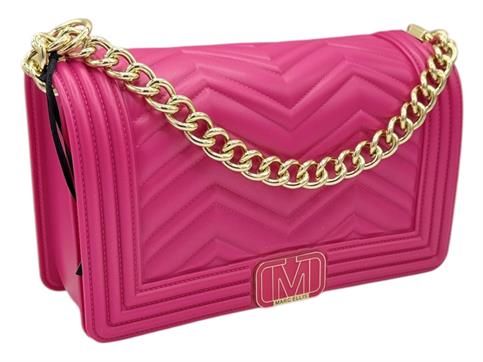 marc ellis FLAT M FUXIA borsa pvc tracolla registrab