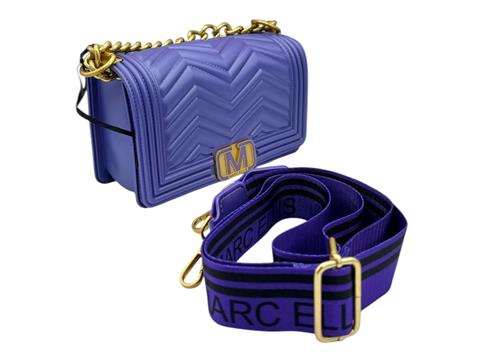 marc ellis flat s viola borsa pvc tracolla registrab