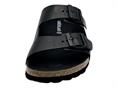 grunland cb0734 nero ciabatta  uomo pelle