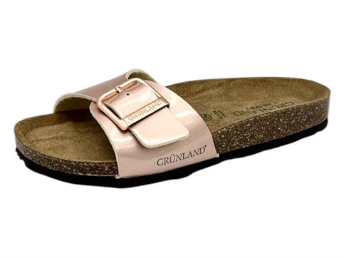 grunland cb0727 cipria ciabatta  donna monofascia