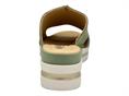 melluso 019241 verde ciabatta  donna pelle zeppa