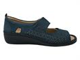 GRUNDLAND SC4881 BLU sandalo donna plantare