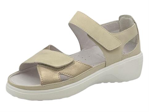 comfort s-5262w sabbia sandalo donna pelle plantare