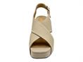 janet j-290 beige sandalo donna pelle tacco platform