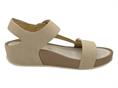 grunland sa1057 beige sandalo donna re-soft