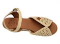 popa benisa beige sandalo donna zeppa corda