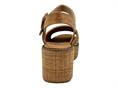 carmela 16236o cioio sandalo donna pelle zeppa