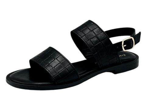 francesco bunelli b05334 nero sandalo donna basso