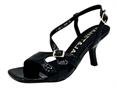 janet j-182 nero sandalo donna tacco alto pelle