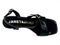 janet j-182 nero sandalo donna tacco alto pelle