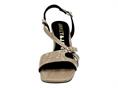 janet j-182 taupe sandalo  donna pelle tacco alto