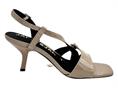 janet j-182 taupe sandalo  donna pelle tacco alto